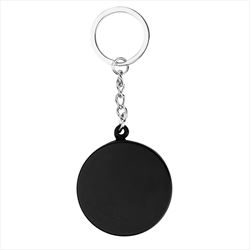 KH20116 Hockey Puck Stress Reliever Keychain With Custom Imprint
